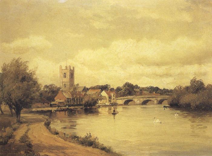 Alfred de breanski Henley-on-Thames (mk37) oil painting picture